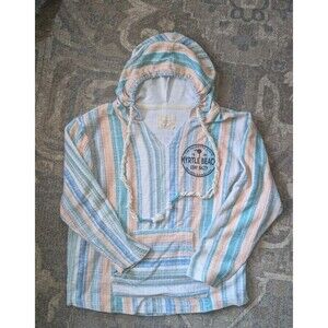 New Southern Spirit Hoodie, Women's, Size M Pastel Myrtle BeachSurf Long-Sleeve